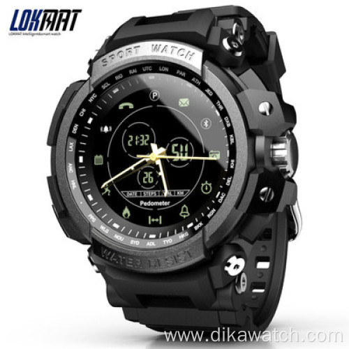 LOKMAT MK28 Sports Smart Watch Bracelet Information Push IP68 Waterproof Smartwatch Men Clock Watches For Ios and Android Call